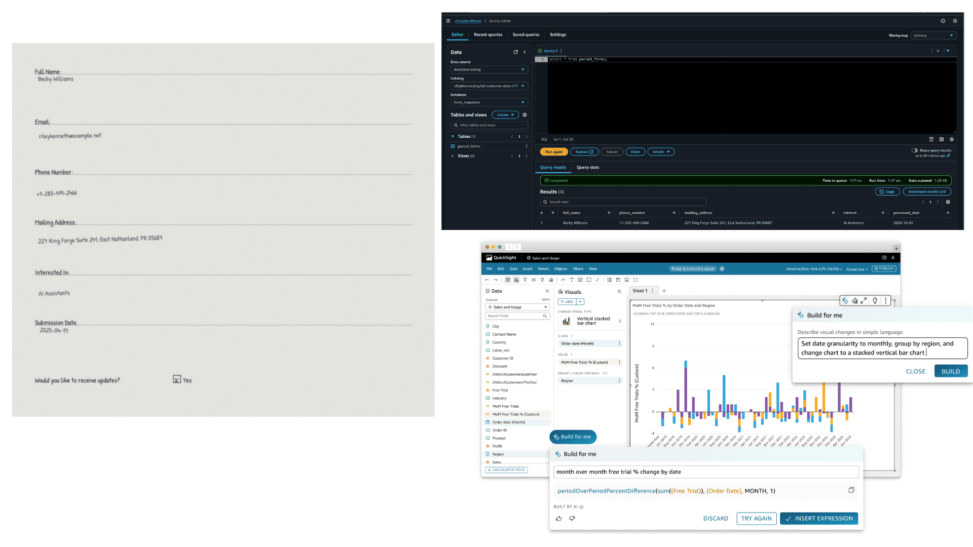 Resultados de extracción automática de texto con AWS Textract por partner de AWS en Perú